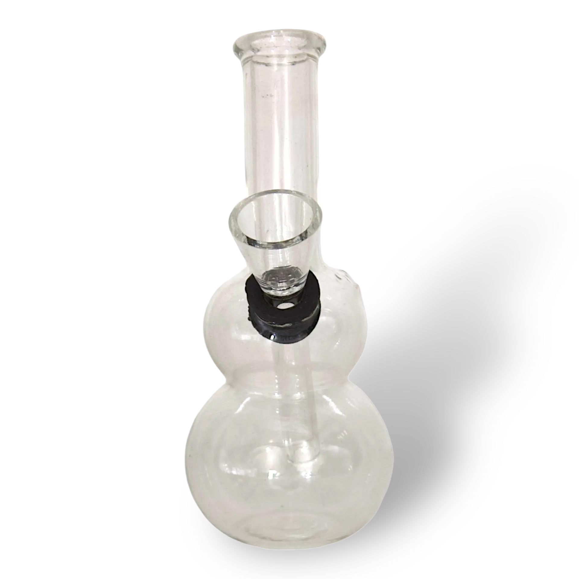 Z Glas 2x kugel Clear chillum mit gummi