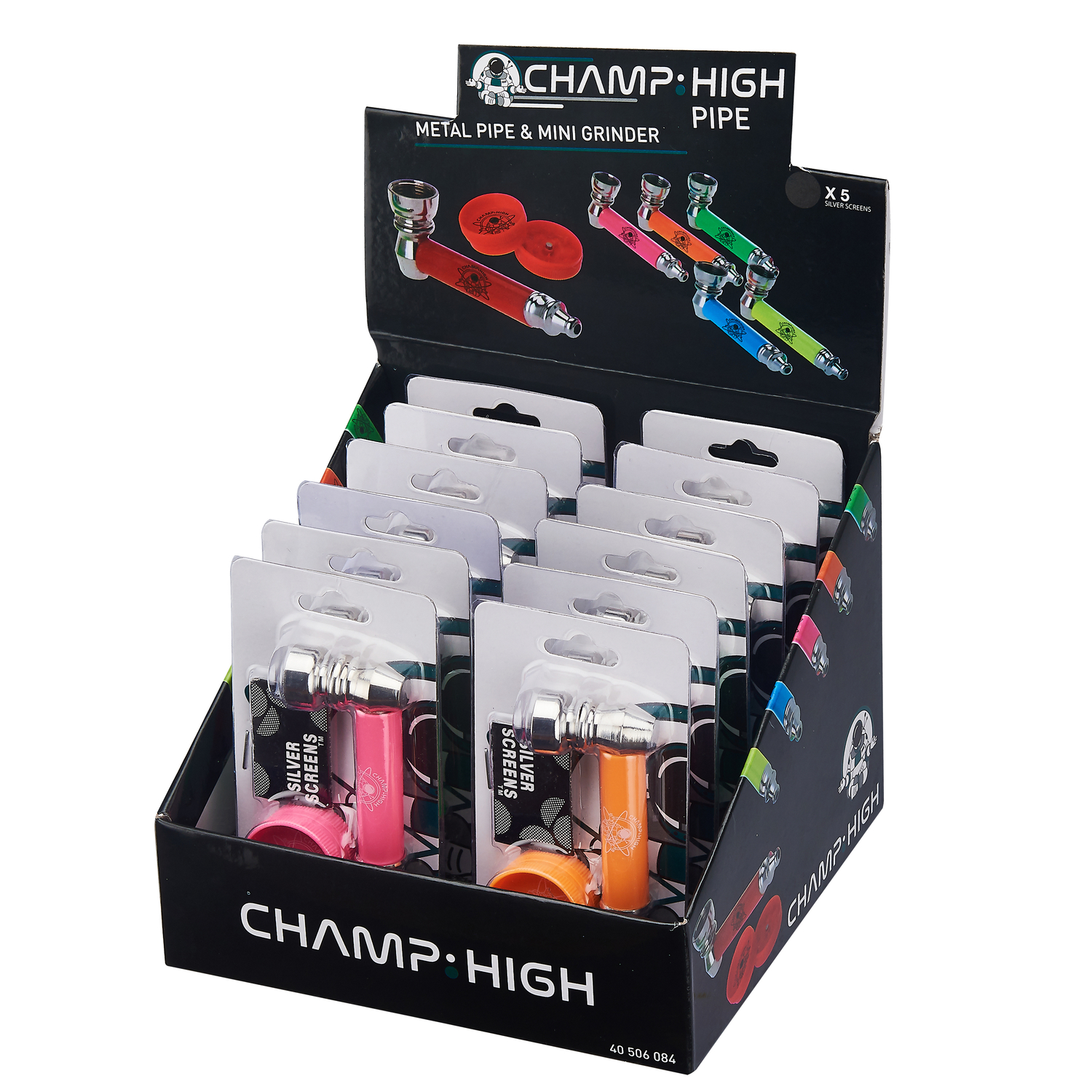 Champ - High Pipe - Metal & Mini Grinder Champ - High Pipe - Metal & Mini Grinder
