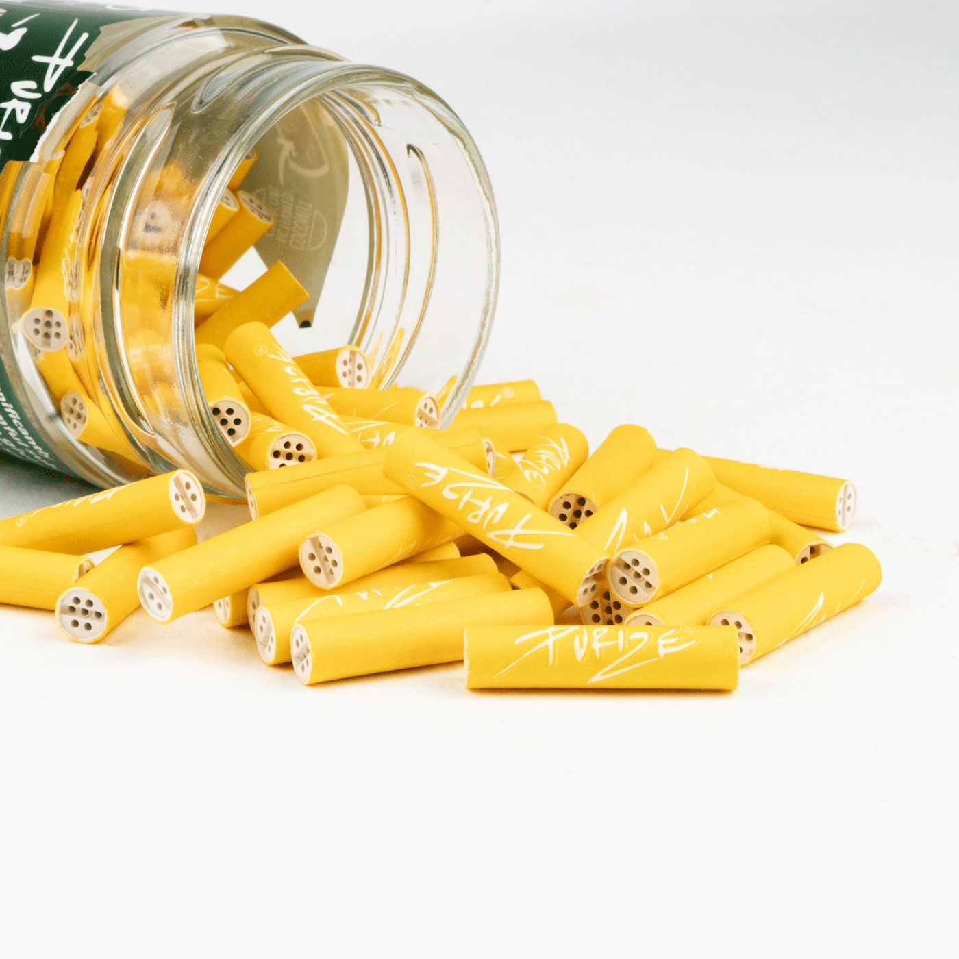Purize - Xtra Slim Glas - 100er - Yellow