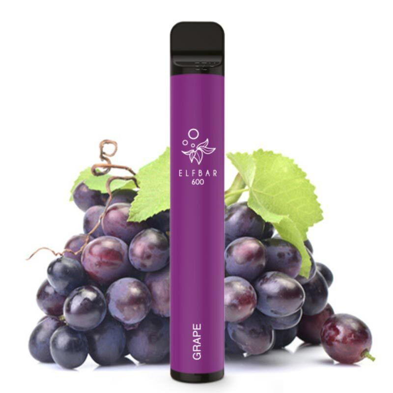 Elfbar E-Shisha - 600 Züge - Ohne Nikotin - Grape