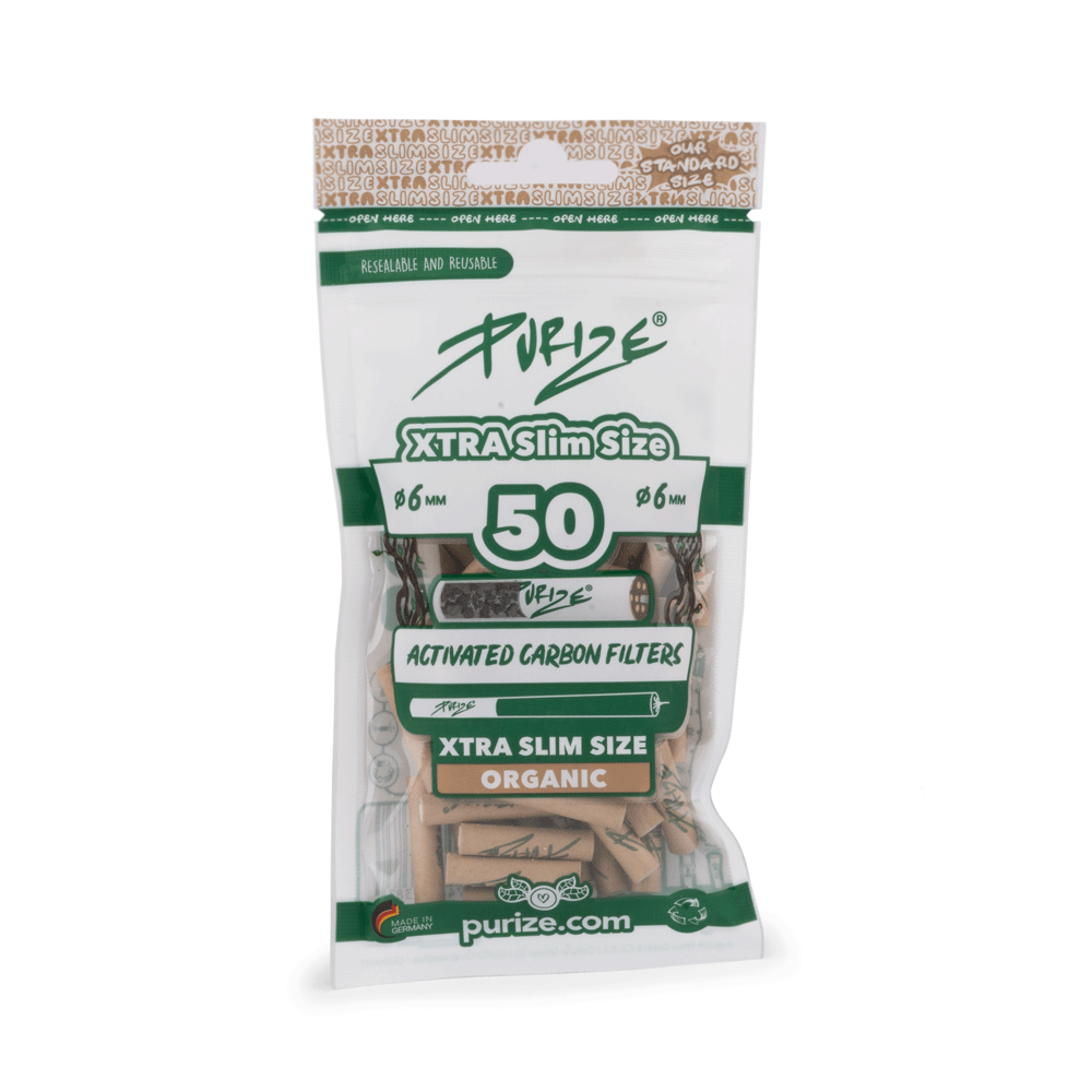 Purize Filter - XTRA Slim - Organic - 50 Stück