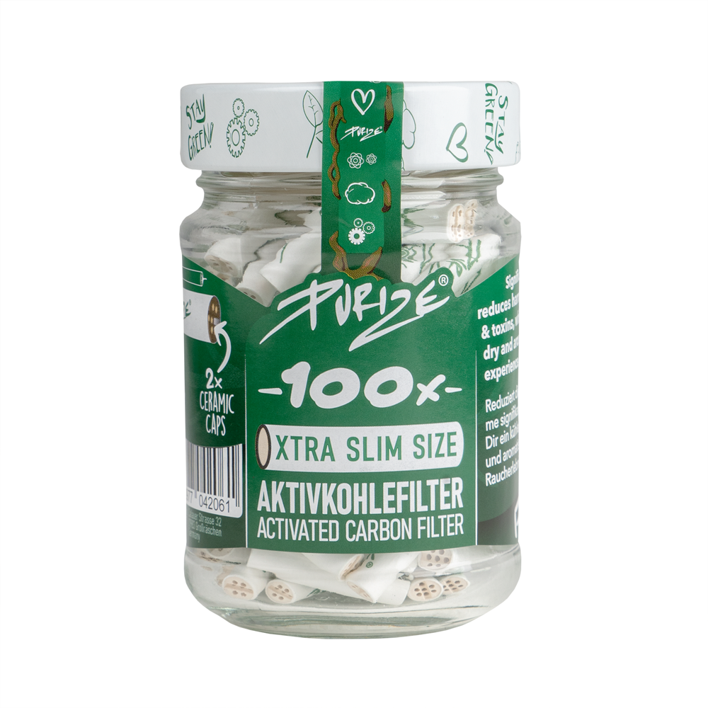 Purize - Xtra Slim Glas - 100er - White
