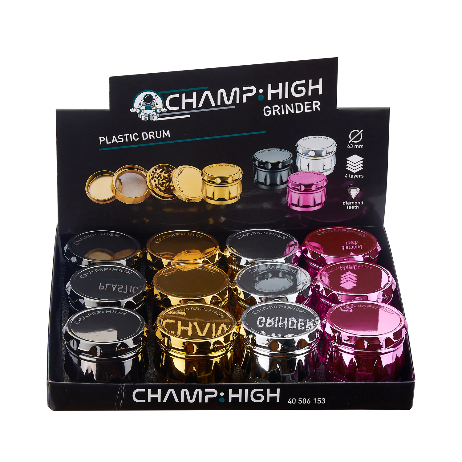 Champ - High Grinder - Plastic Drum