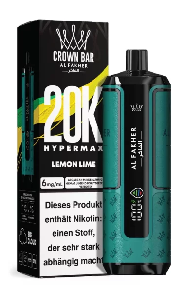 Al-Fakher - Hypermax - 20K Züge - Lemon Lime
