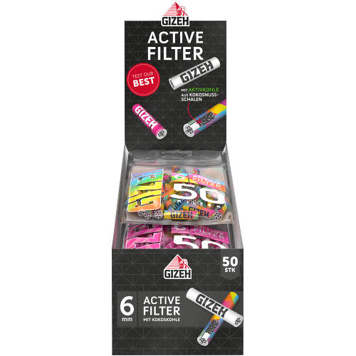 Gizeh - Active Filter 6mm - Mix