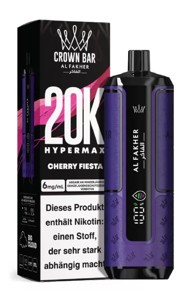 Al-Fakher - Hypermax - 20K Züge - Cherry Fiesta