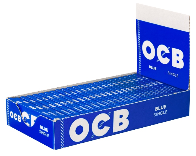 OCB - Blau - kurz 25 Hefte à 50 Blatt