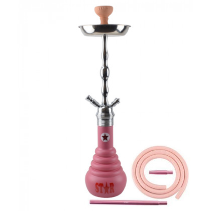 4 Star Shisha 630D Silber/Pink