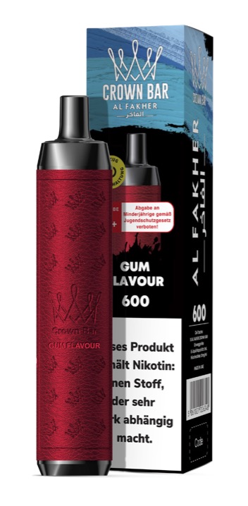 Al-Fakher - E-Shisha - 600 Züge - Gum Flavour