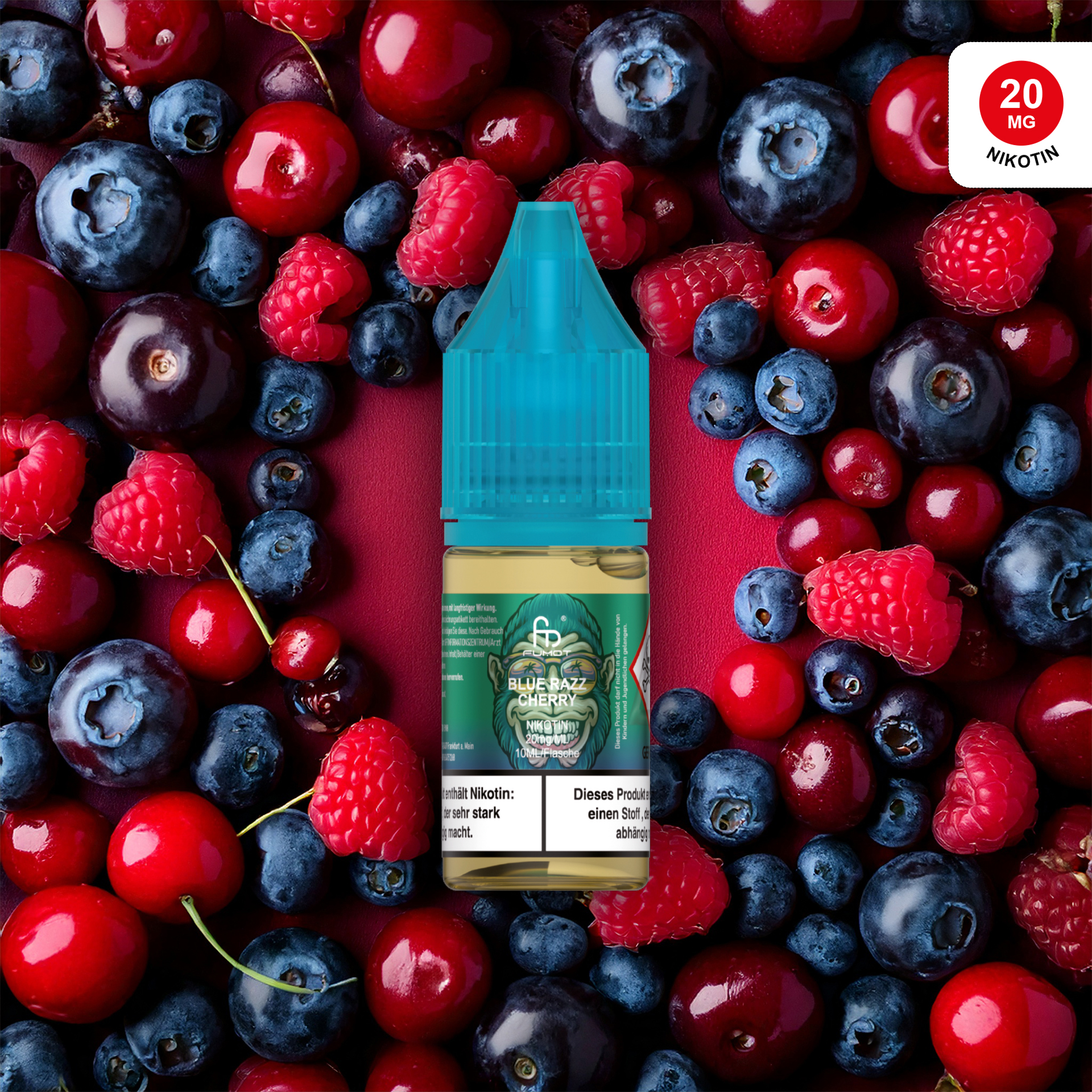 RandM Liquid - 10ml - 20mg/ml - Blue Razz Cherry