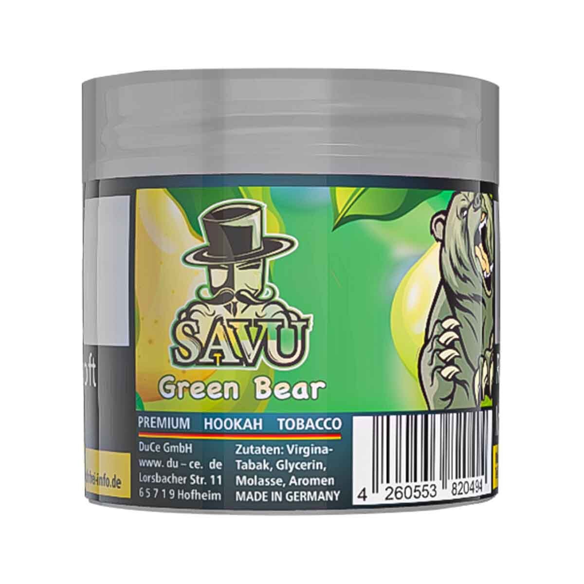 Savu Tabak 25g - Green Bear