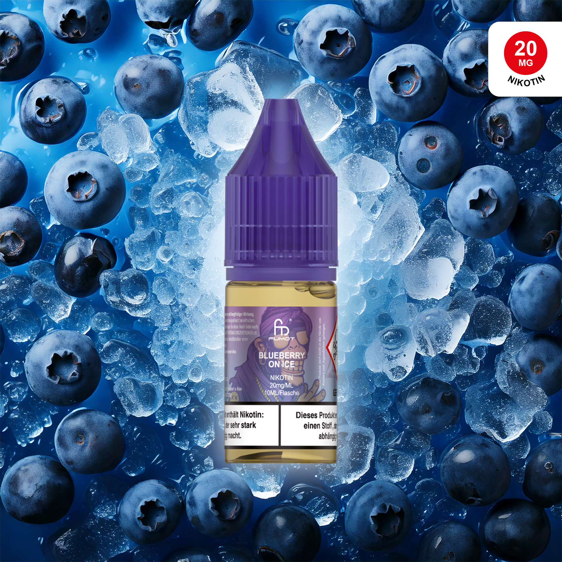 RandM Liquid - 10ml - 20mg/ml - Blueberry on Ice