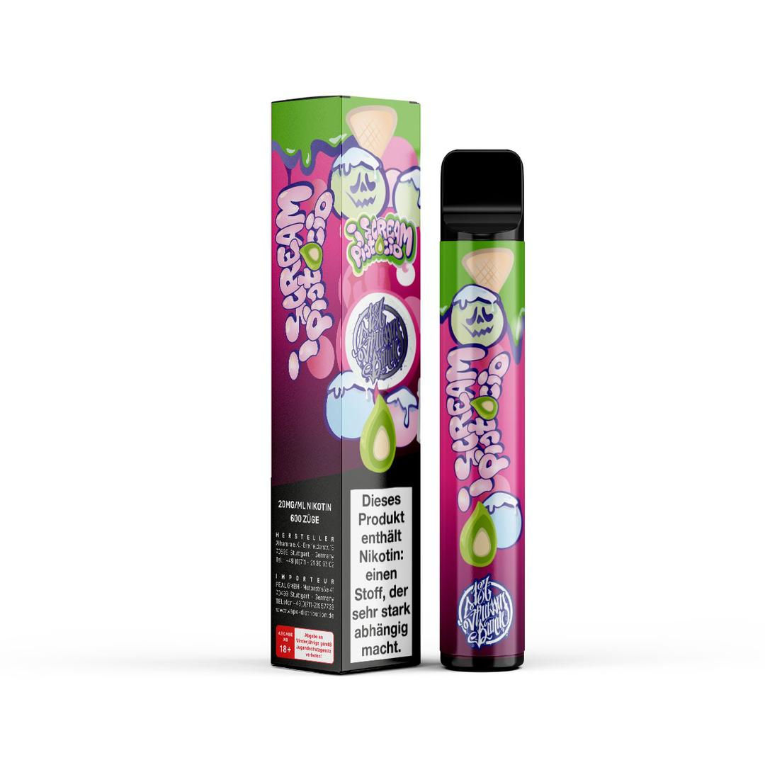 187 Straßenbande - E-Shisha - 600 Züge - I Scream Pisatcio