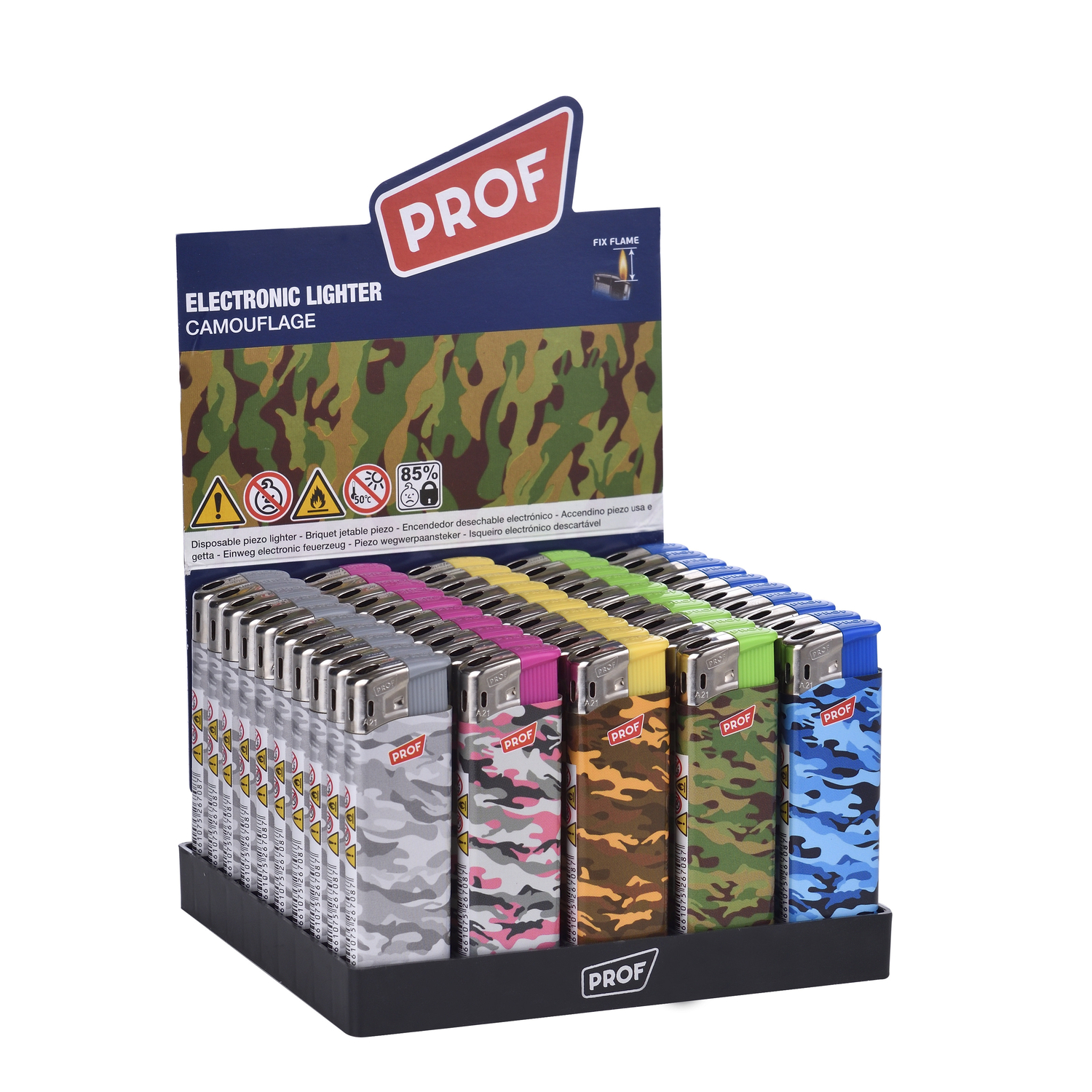 Prof - Feuerzeuge - Camouflage 50er