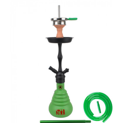 4 Star Shisha 440D Schwarz/Grün