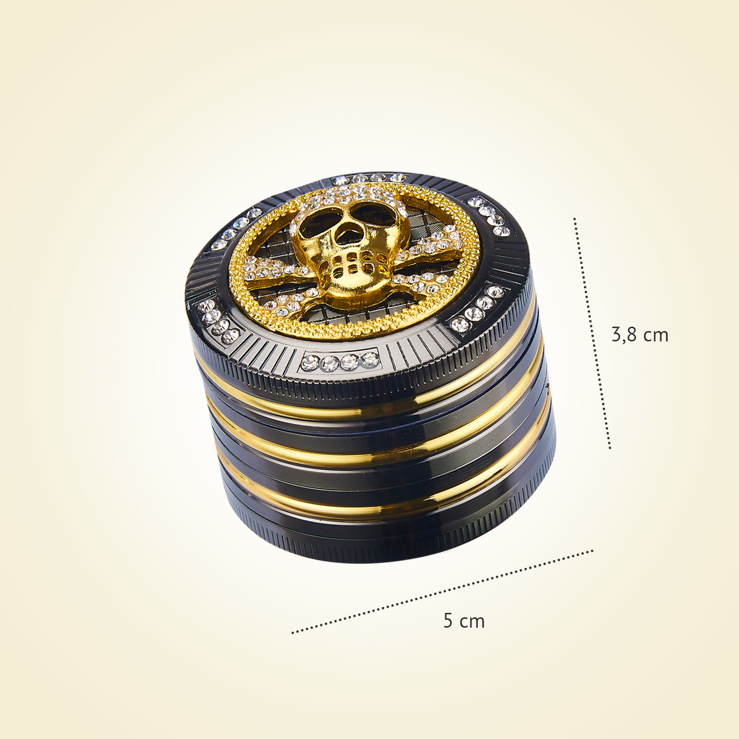 Champ - High Grinder - Bling Bling Skull 50mm