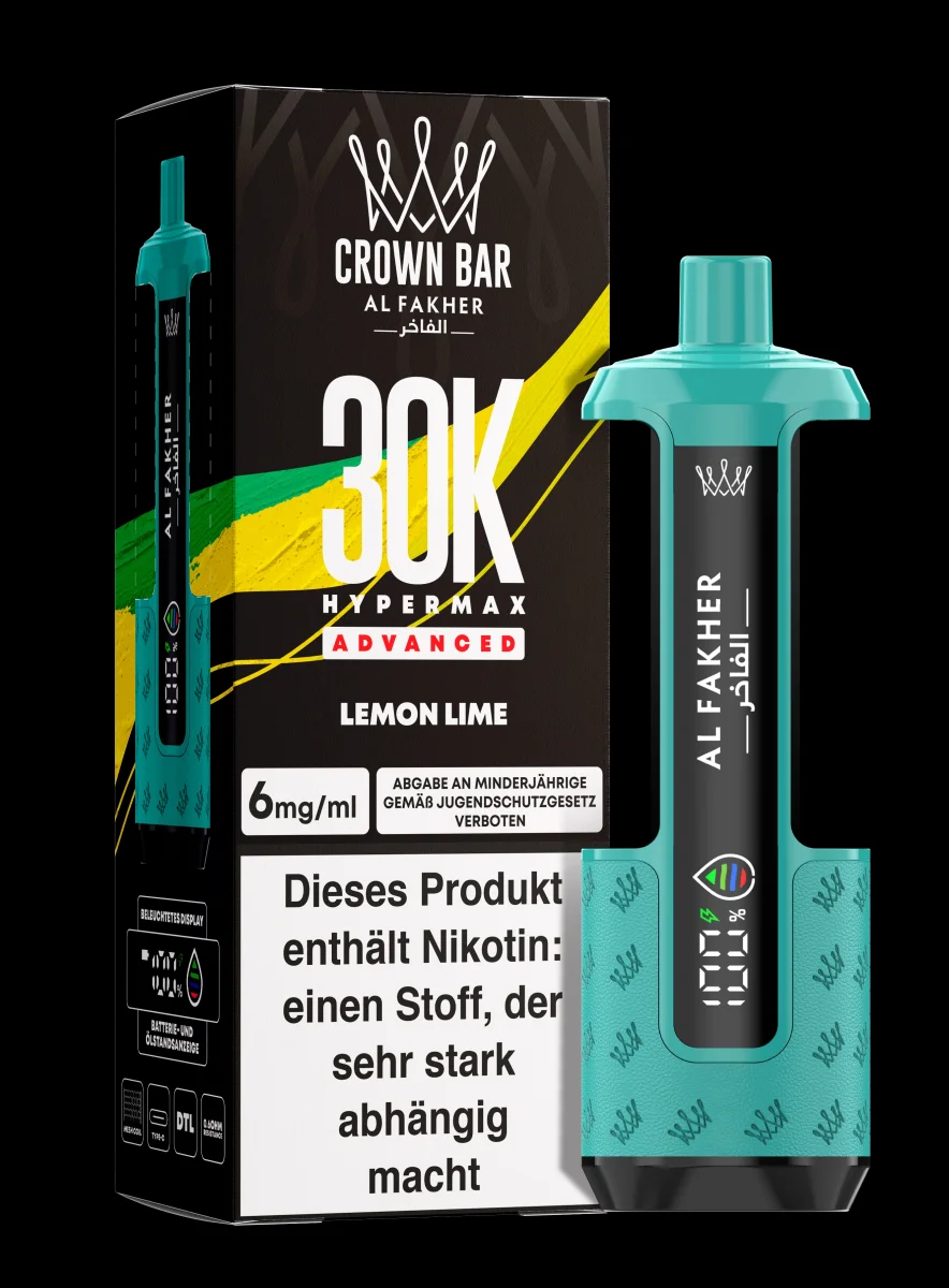 Al Fakher - Hypermax Advanced 30K - Lemon Lime