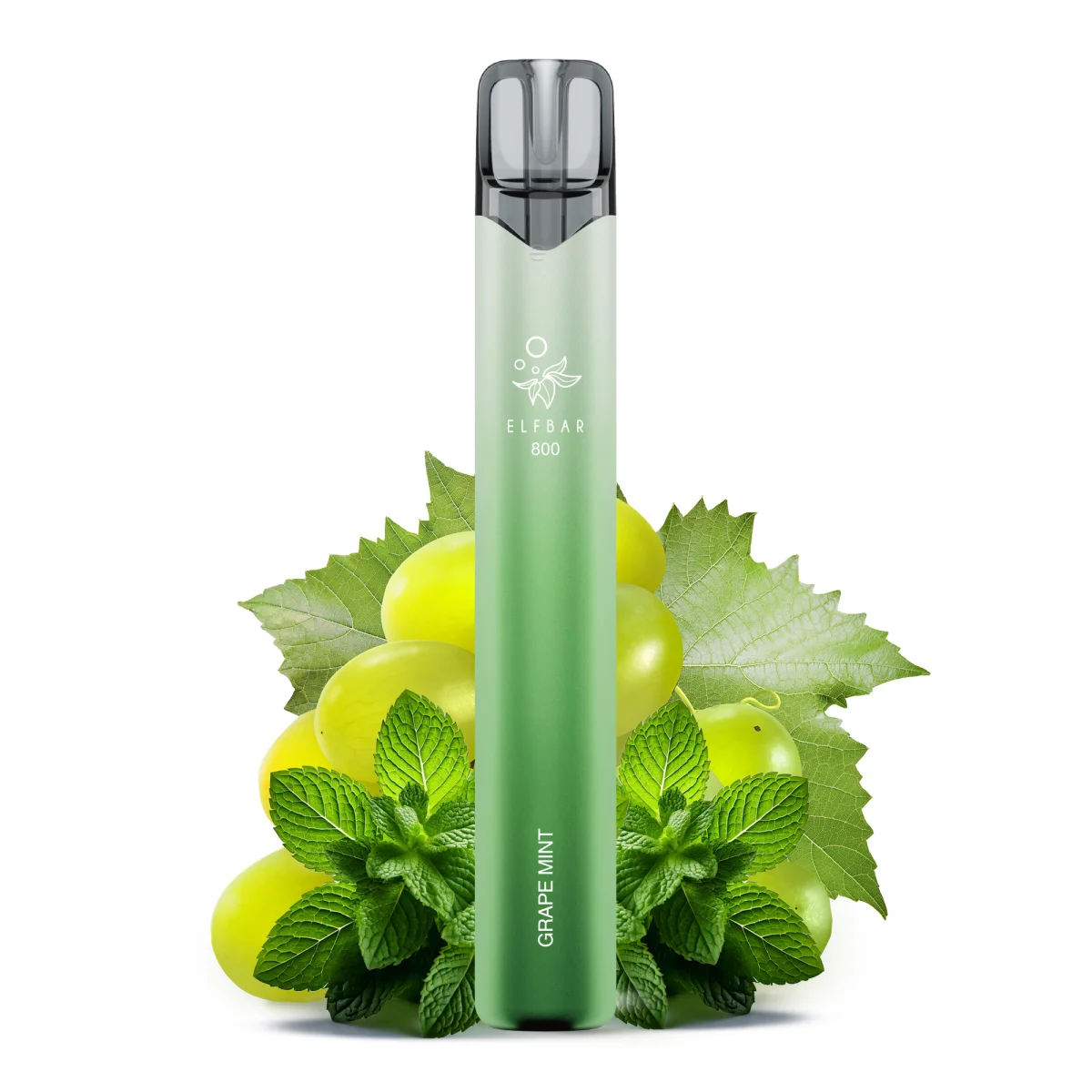 Elfbar E-Shisha - 800 Züge - Nikotinfrei - Grape Mint