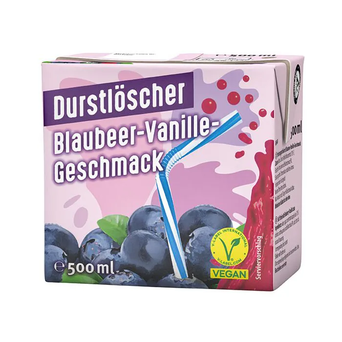 Durstlöcher - 500ml - Blaubeer-Vanille-Geschmack