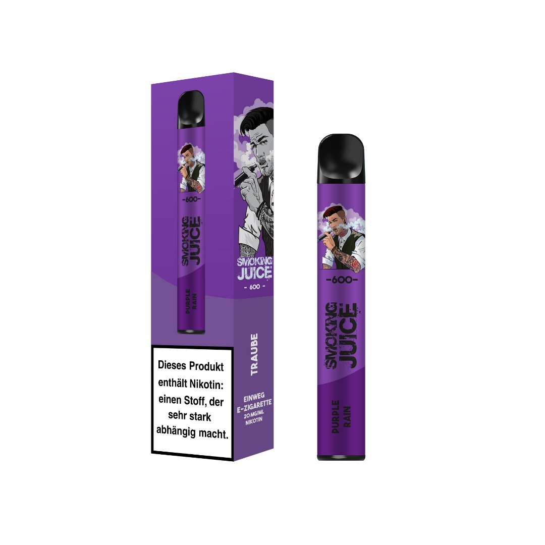 Smoking Juice - E-Shisha - 600 Züge - Purple Rain