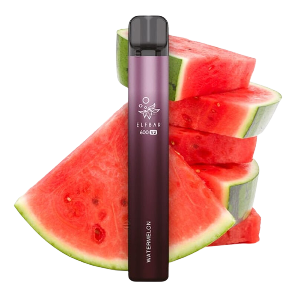 Elfbar E-Shisha - 600 Züge - V2 - Kindersicherung - Watermelon