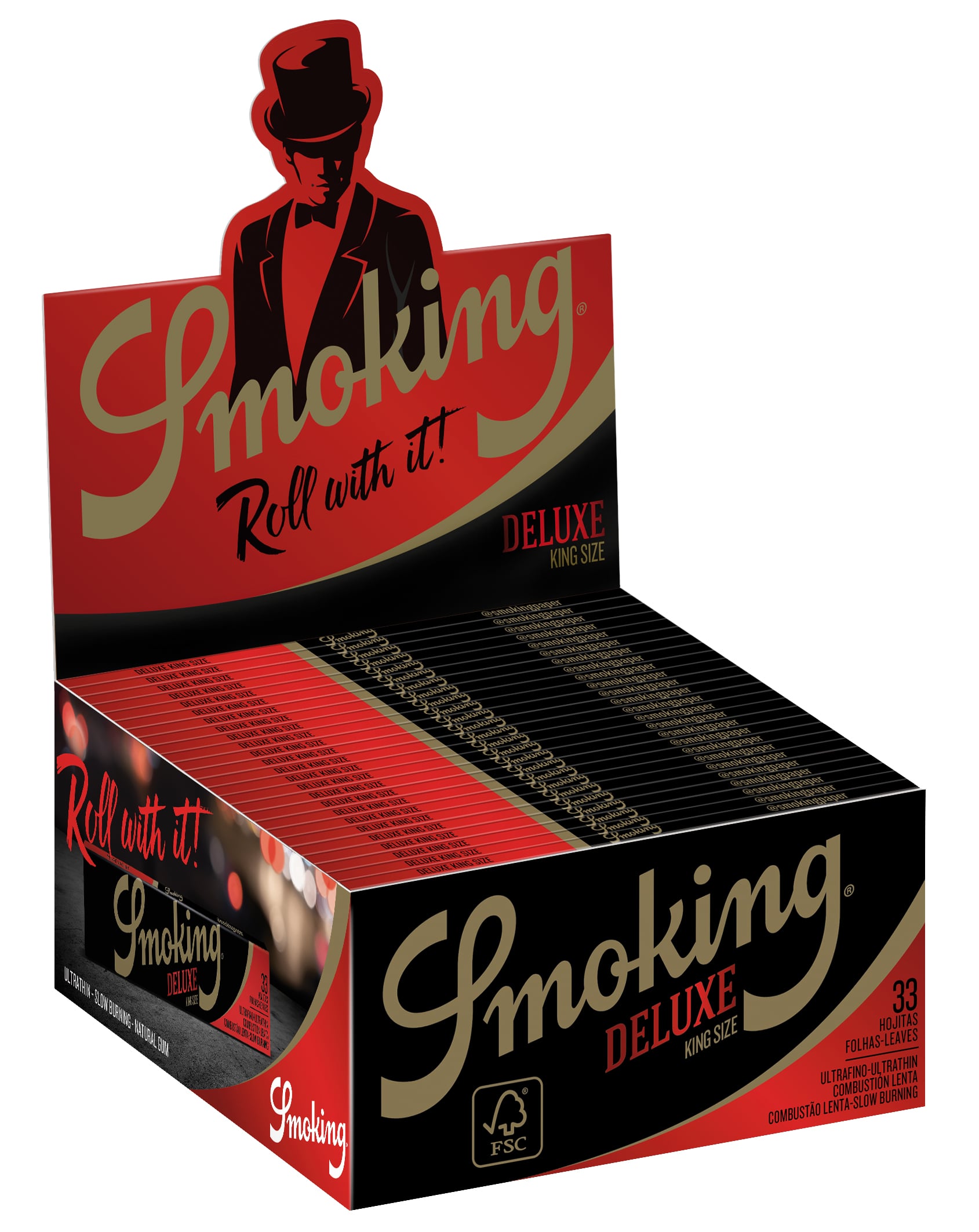 Smoking - King Size - Deluxe 50 Hefte à 33 Blatt