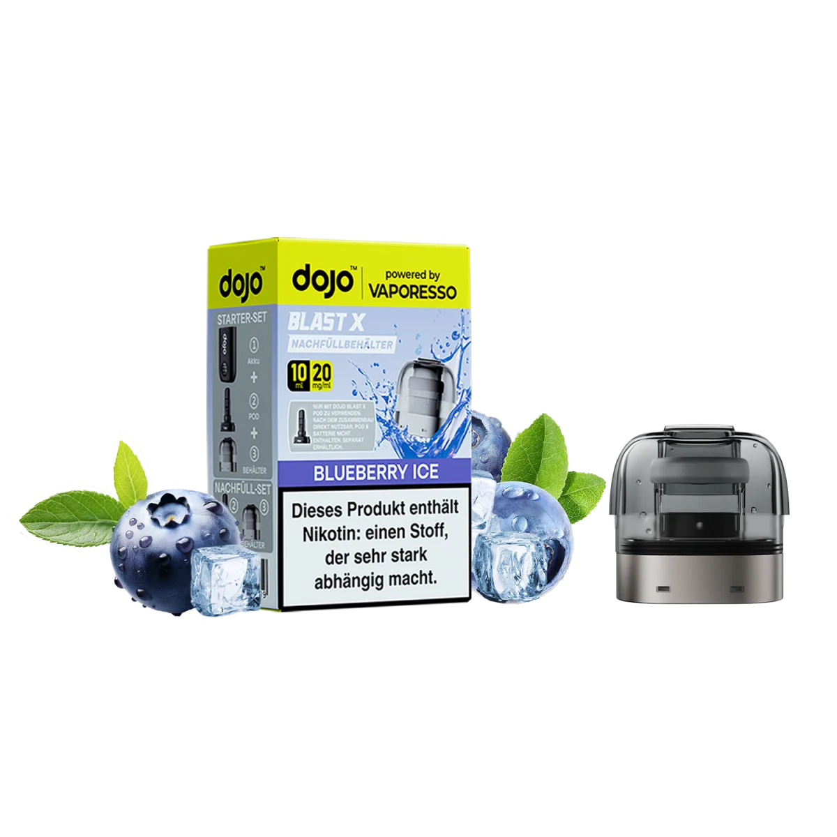 Dojo Blast X - Refill Container 20mg/ml - Blueberry Ice