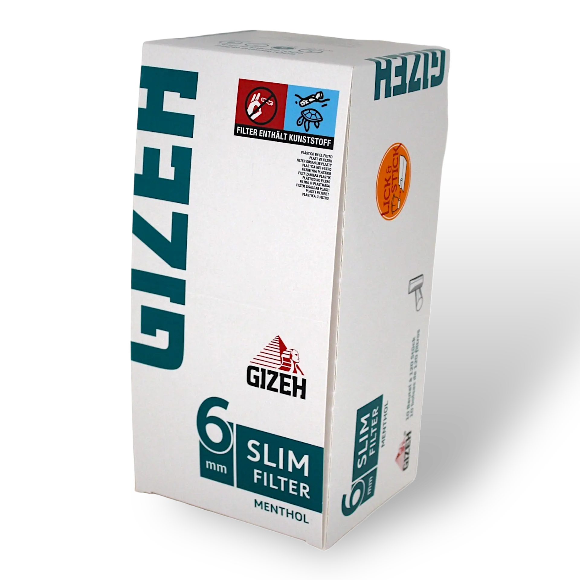 Gizeh - Slim Filter - Menthol - 6mm