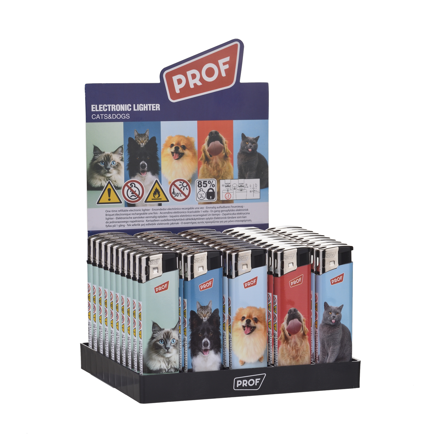 Prof - Feuerzeuge - Cat & Dogs