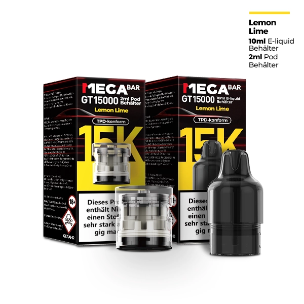 MegaBar - GT15000 - Pod - Lemon Lime