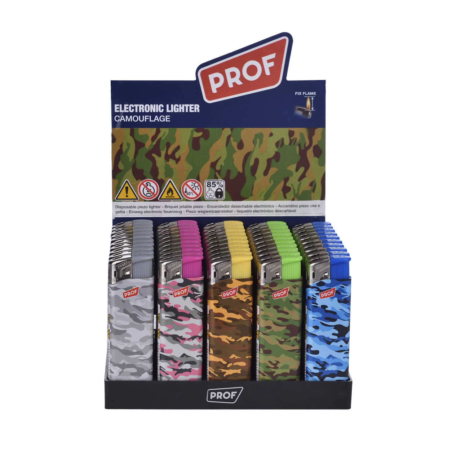 Prof - Feuerzeuge - Camouflage 50er