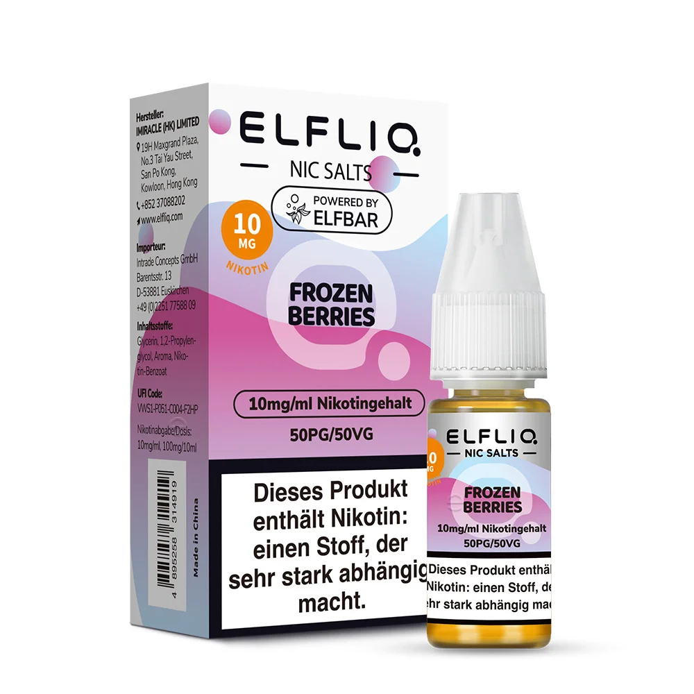 Elfbar Elfliq 10ml - Frozen Berries 10mg