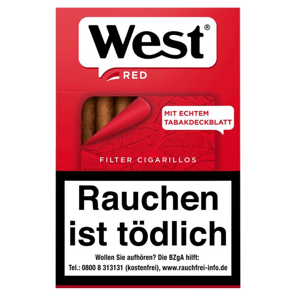 West - Red Cigarillos - 3,20