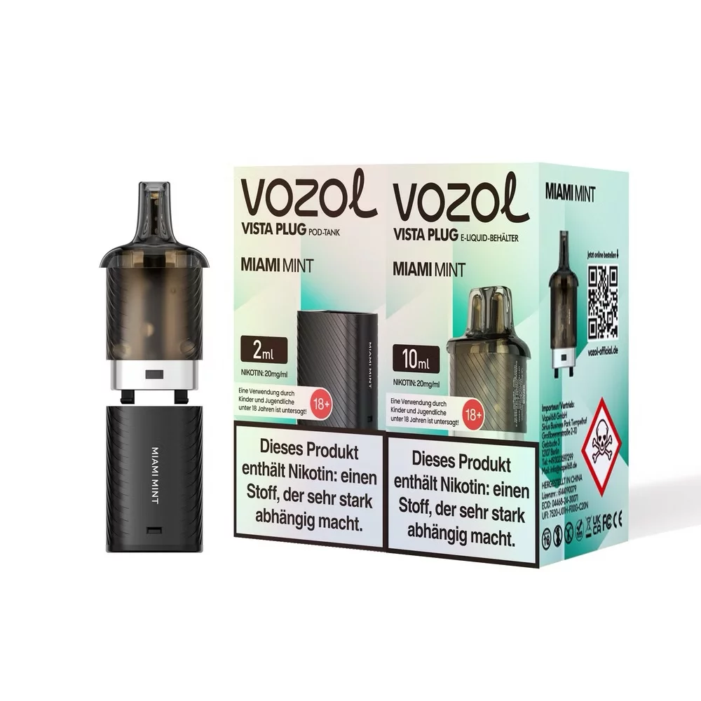 Vozol -  Vista Plug Pod Bundle - Miami Mint