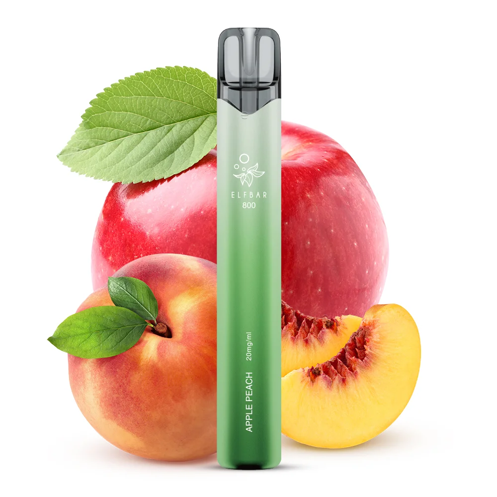 Elfbar E-Shisha - 800 Züge - Apple Peach