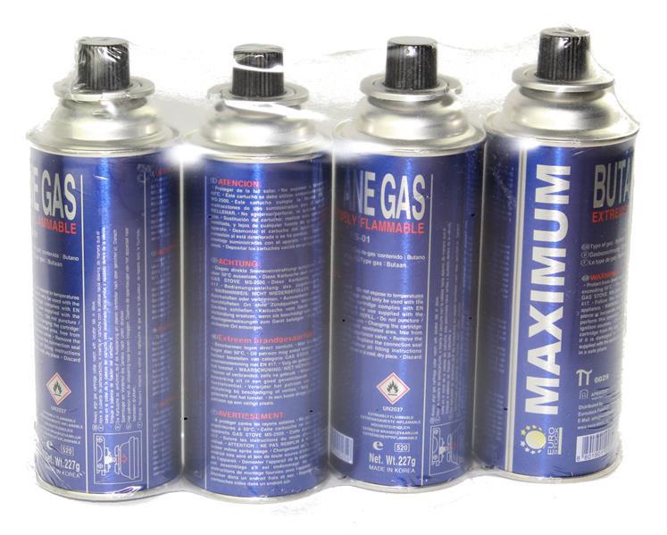 Gas Flasche lang 28er Set - 227g