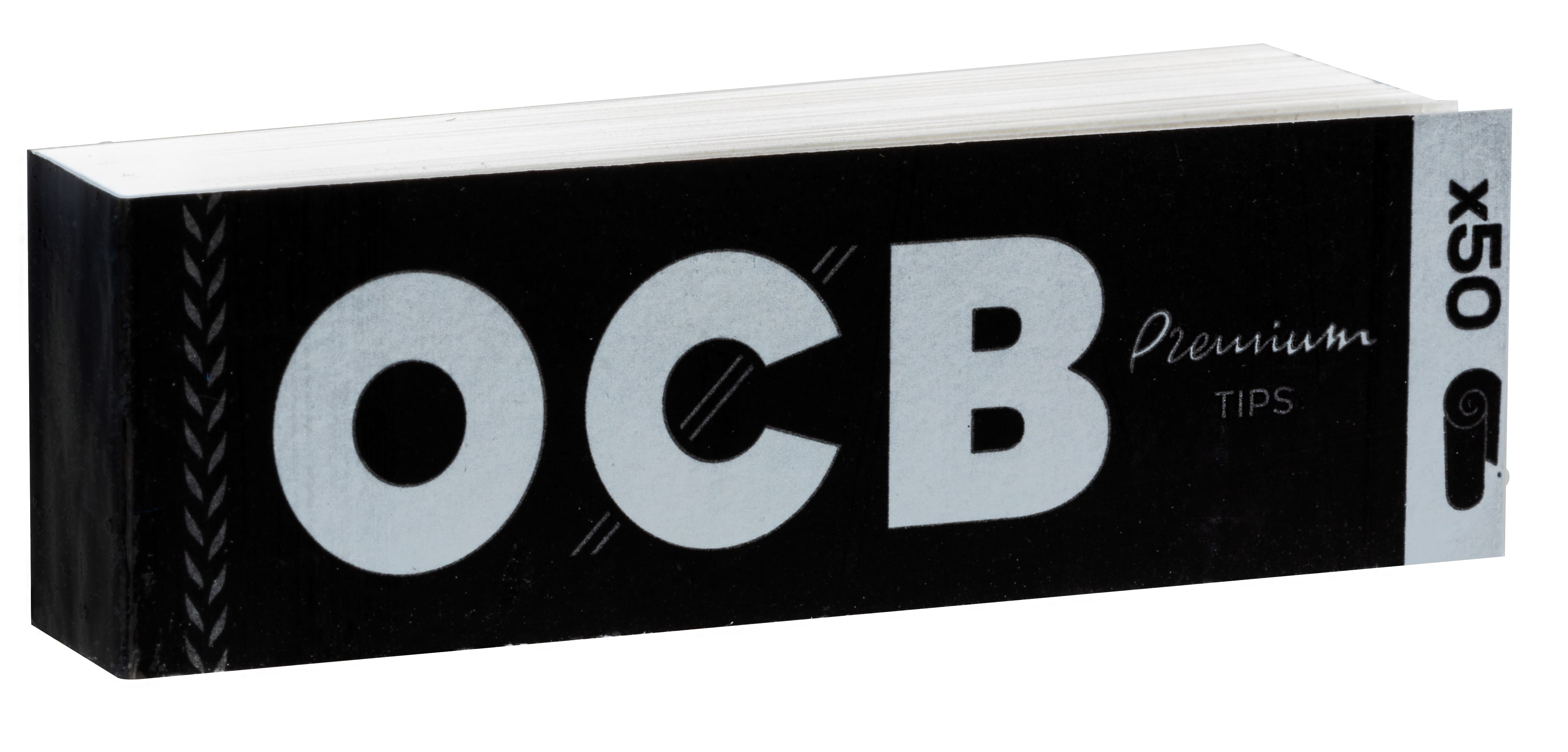 OCB - Tips - Schwarz 25 Hefte je 50 Blatt