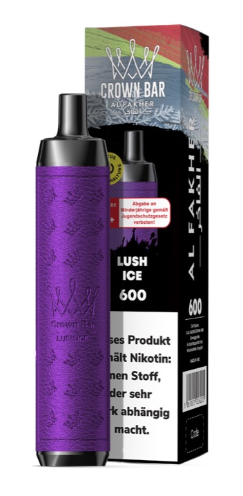 Al-Fakher - E-Shisha - 600 Züge - Lush Ice