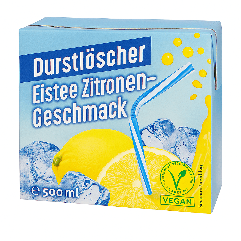 Durstlöcher - 500ml - Eistee Zitronen-Geschmack