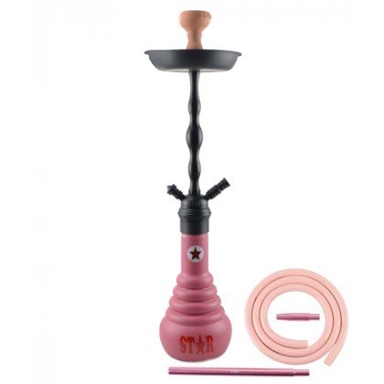 4 Star Shisha 630D Schwarz/Pink