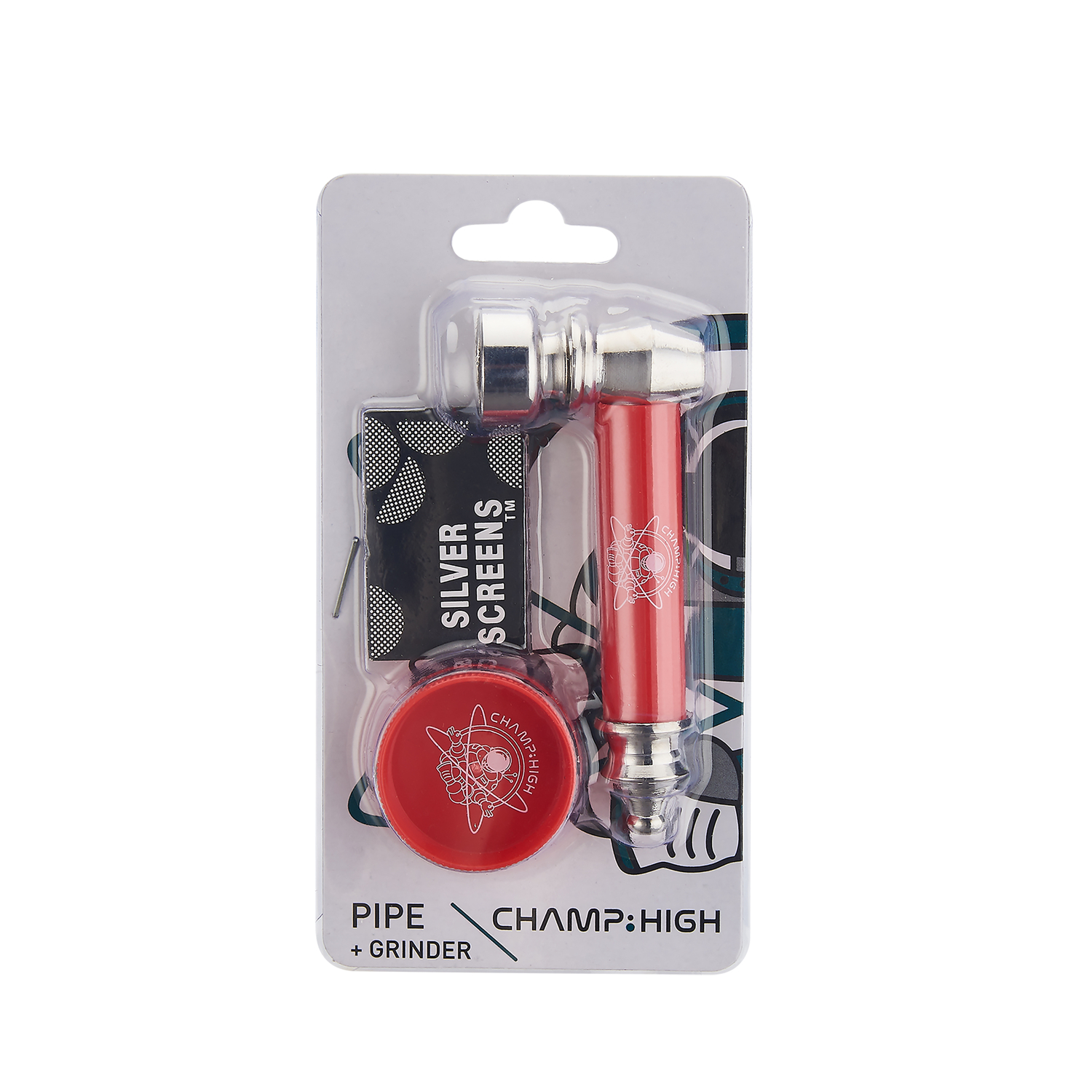 Champ - High Pipe - Metal & Mini Grinder Champ - High Pipe - Metal & Mini Grinder