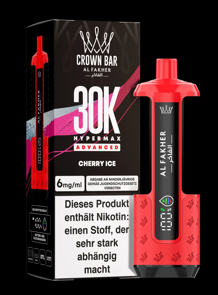 Al Fakher - Hypermax Advanced 30K - Cherry Ice