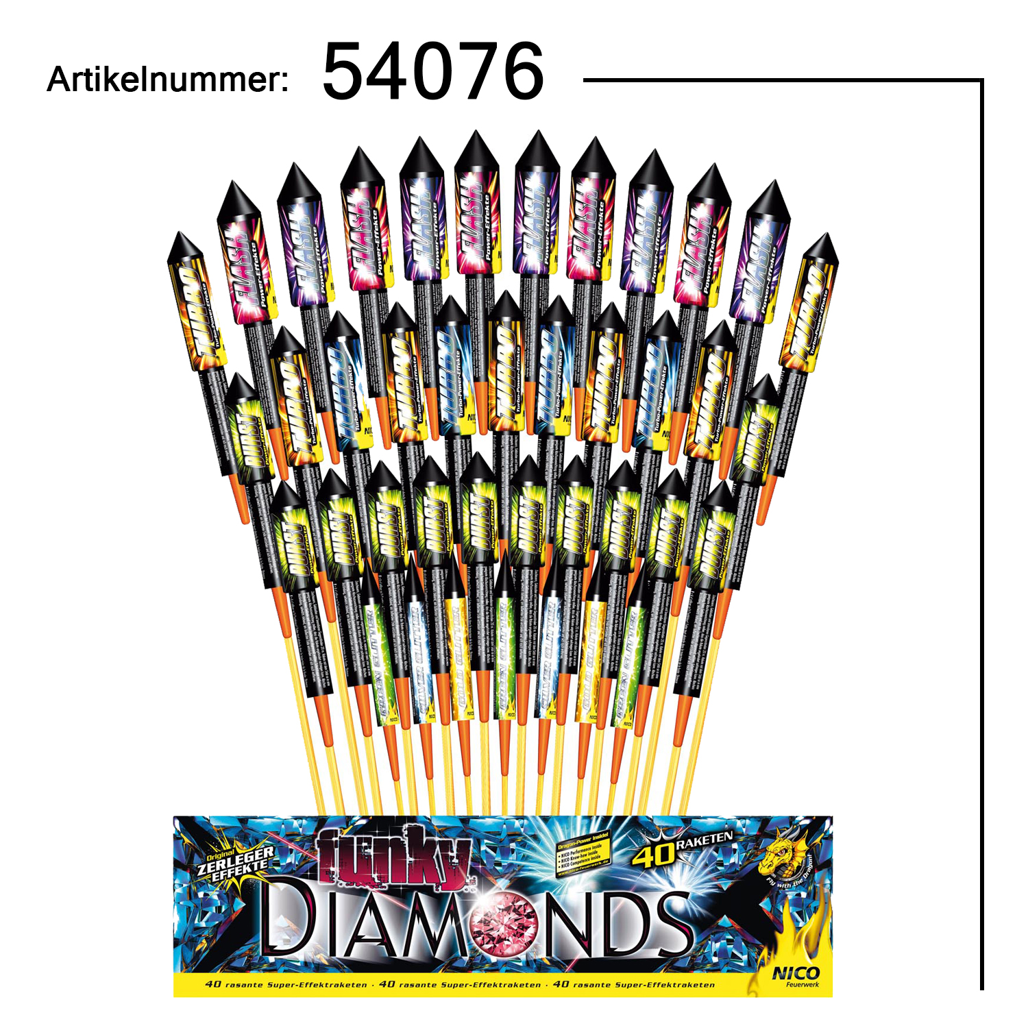 Funky Diamonds, 40-Rak.-Btl.