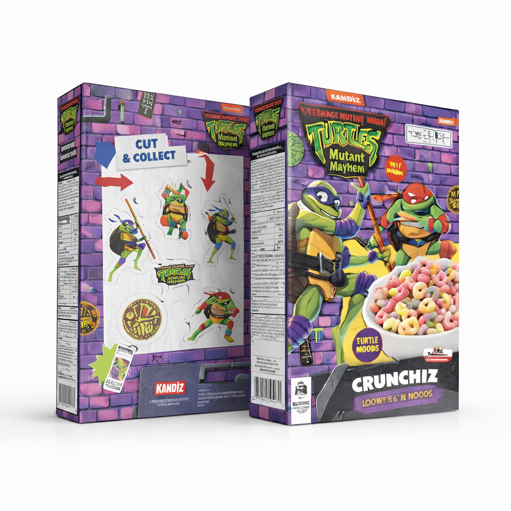 Teenage Mutant Ninja - Turtles 375g - Crunchiz - Loops N'Hoops