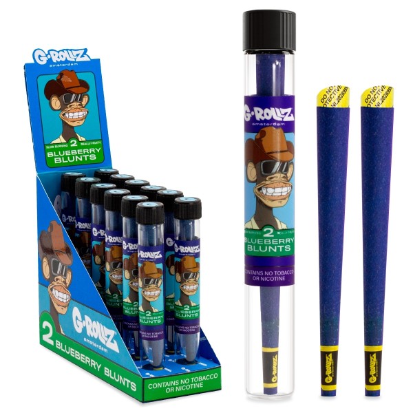 G-Rollz - 2er Blunt Cones - Blueberry AA1531C-DIS