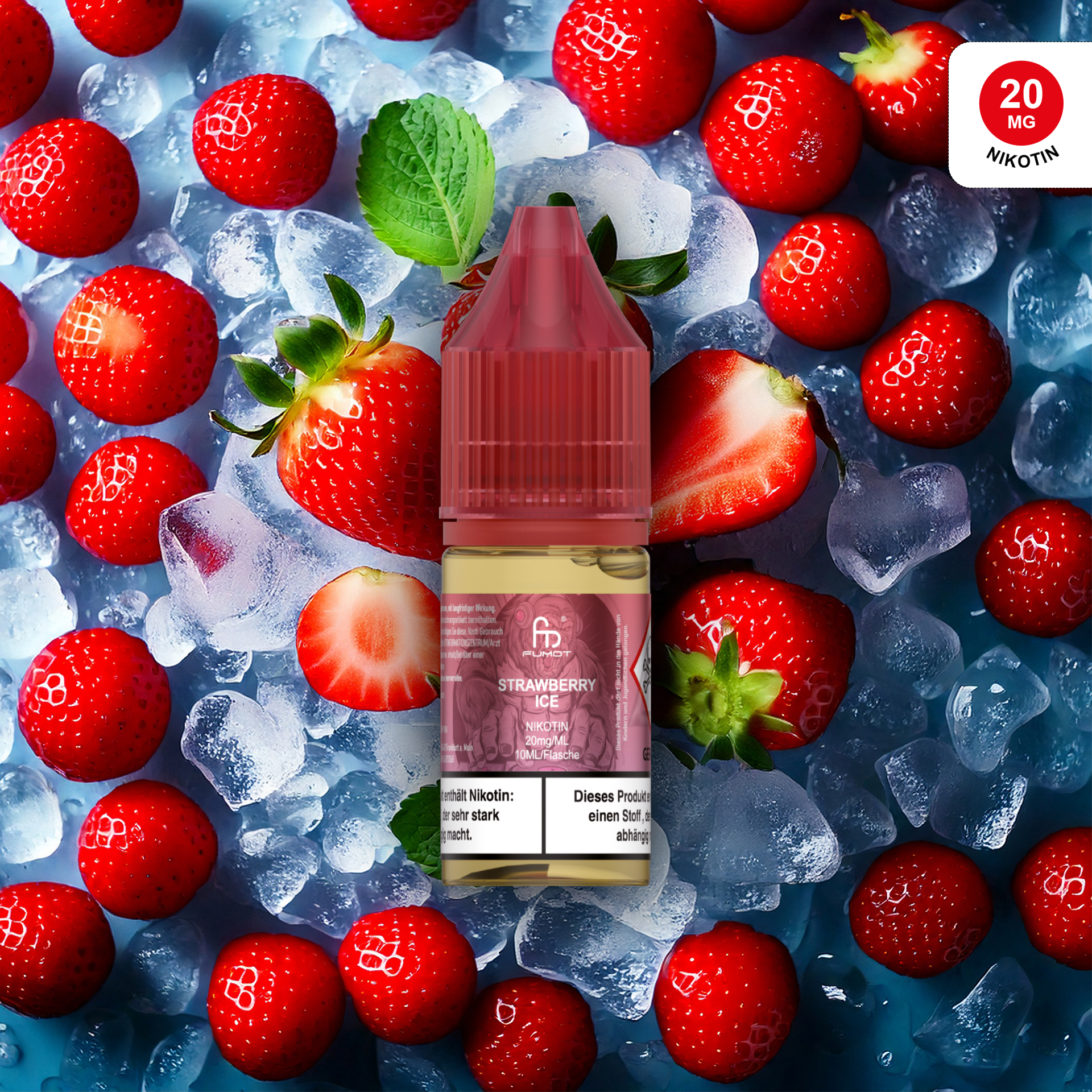RandM Liquid - 10ml - Strawberry Ice 20mg/ml 
