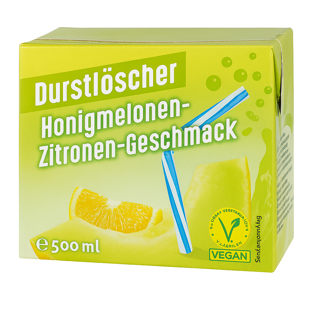 Durstlöcher - 500ml - Honigmelonen-Zitronen-Geschmack