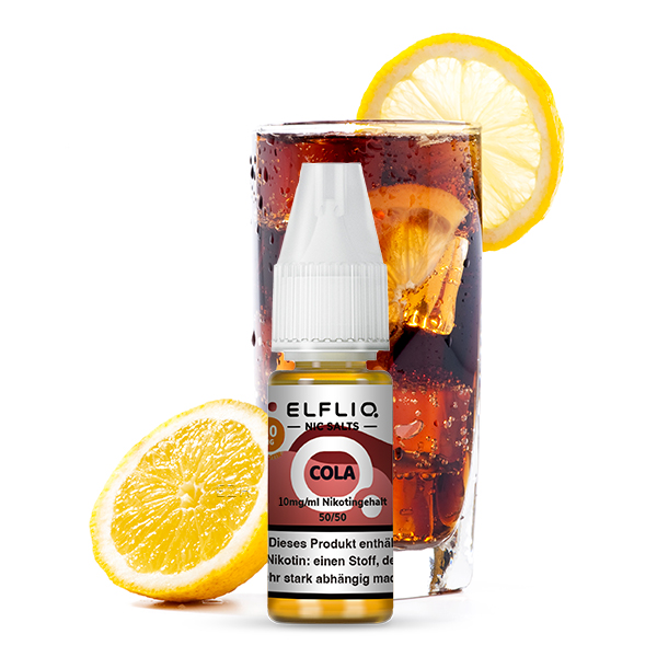 Elfbar Elfliq 10ml - Cola 10mg Elfbar Elfliq 10ml - Cola 10mg