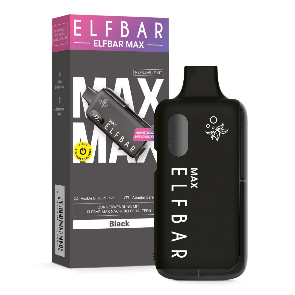 Elfbar Max Kit - Schwarz