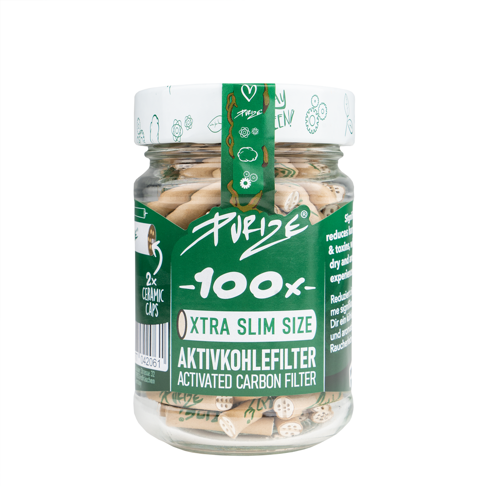 Purize - Xtra Slim Glas - 100er - Organic